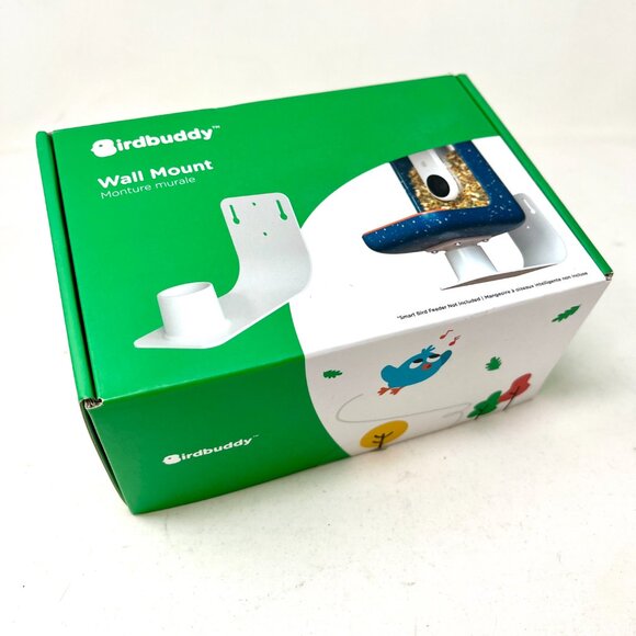 New Sold Out ~ Bird Buddy White Wall Mount for Smart Bird Feeder BirdBuddy - Picture 2 of 5